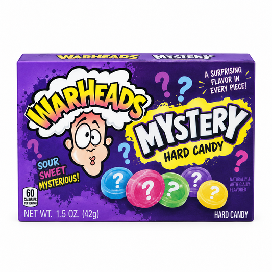 Warheads Mystery Hard Candy Theater Box - 1.5oz x 12