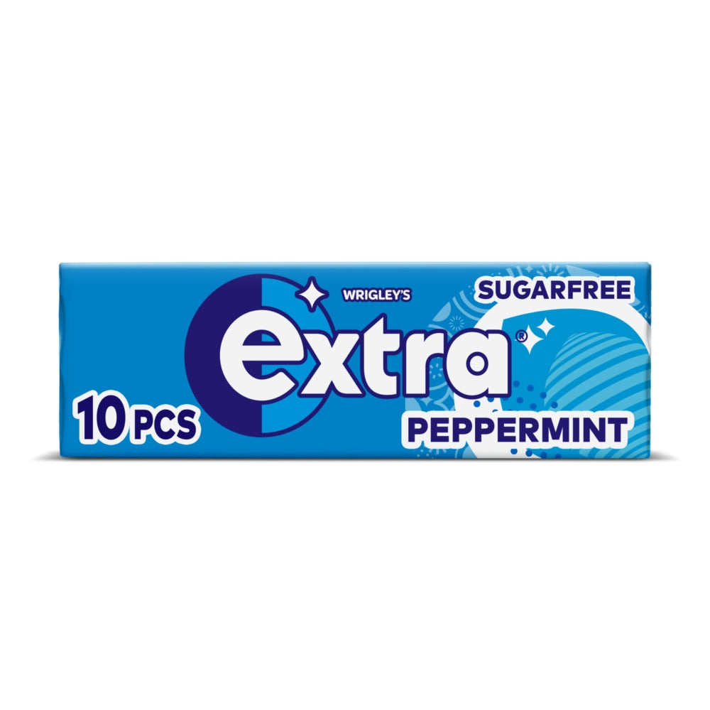 EXTRA GUM SINGLE SF PEPPERMINT 30X10PCS