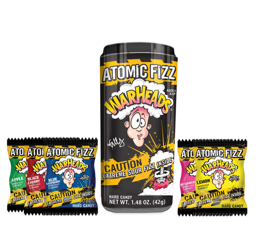 Warheads Atomic Fizz Canister 1.48oz x 12