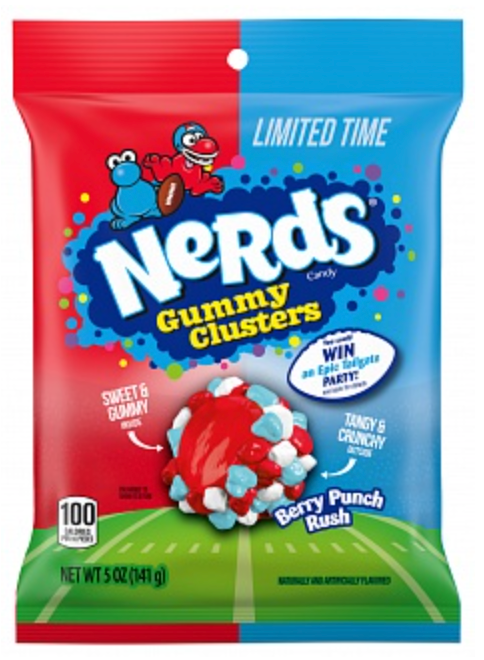 Nerds Berry Punch Rush Gummy Clusters 5oz x 12