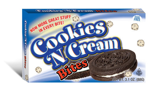Taste of Nature Cookies N Cream Bites Theatre Box - 3.1oz x 12