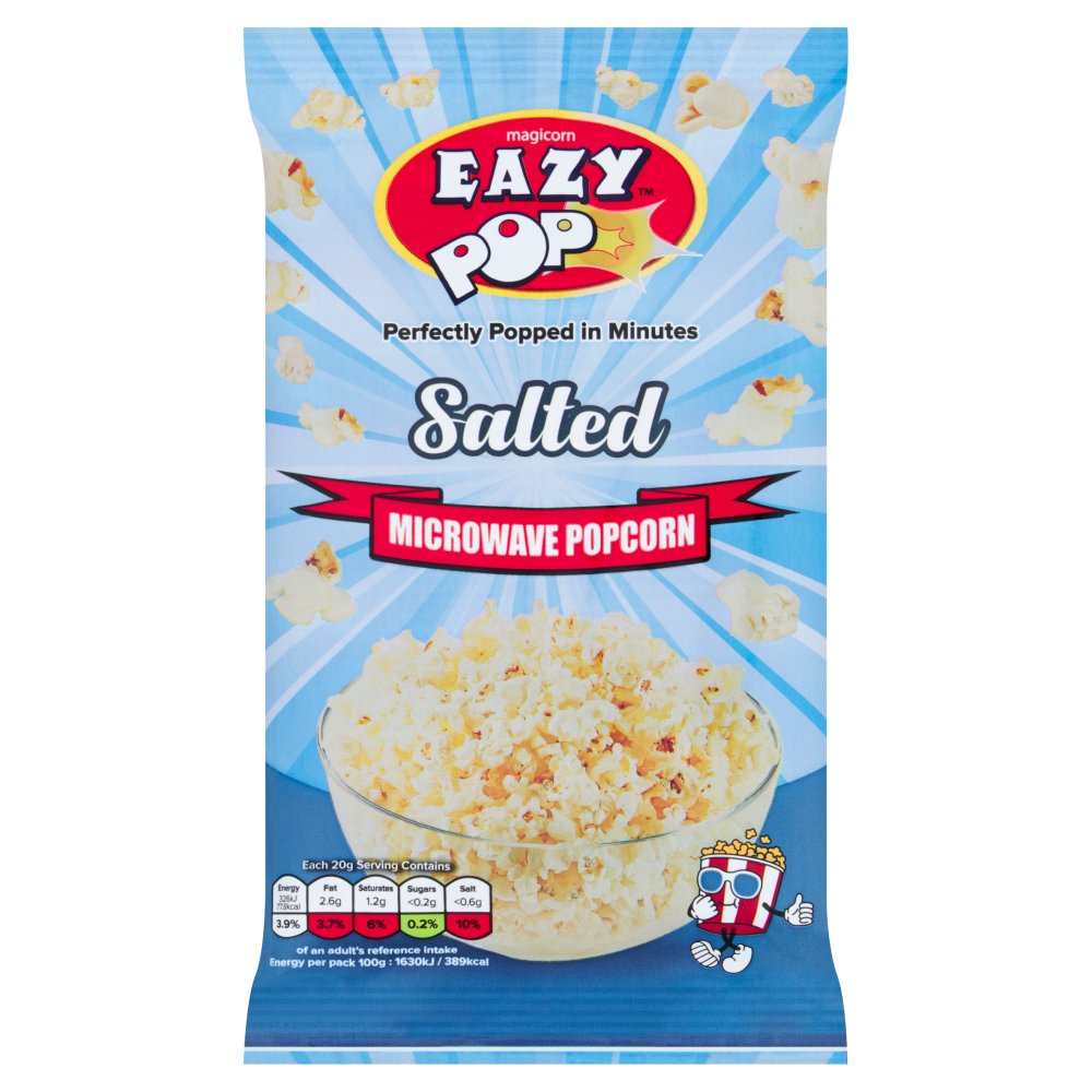 EAZY MICROWAVE POPCORN SALTED 16X85G