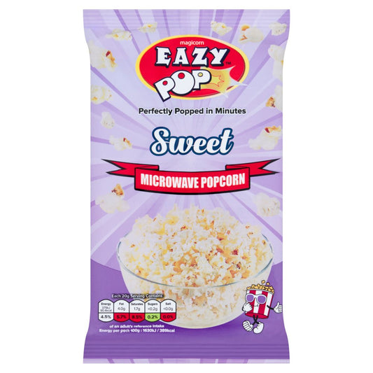 EAZY MICROWAVE POPCORN SWEET 16X85G