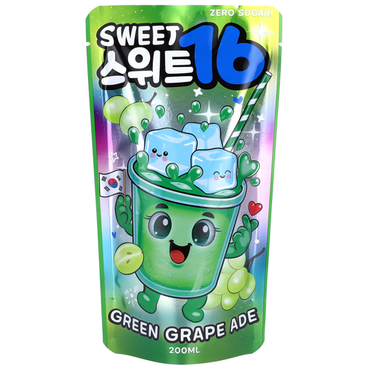 SWEET16 ADE 10x200ml - GREEN GRAPE ADE