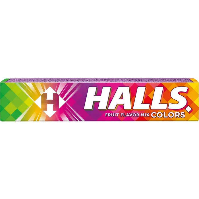 HALLS 20X33.5G COLOUR FRUIT