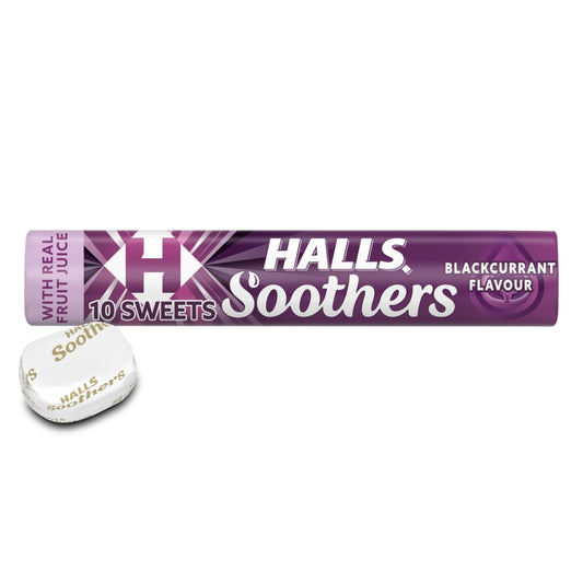 HALLS 20X45G SOOTHERS BLACKCURRENT 20X45G