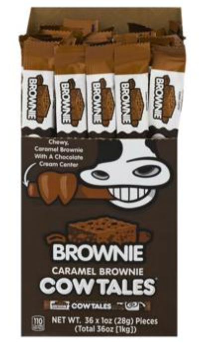 Goetze's Conv Box Cow Tales Caramel Brownie 1oz x 36