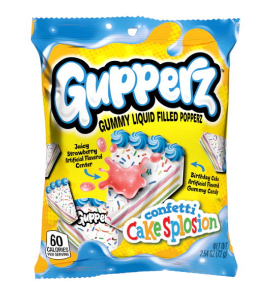 Gupperz Confetti Cakesplosion 2.54oz (72g) x 12CT