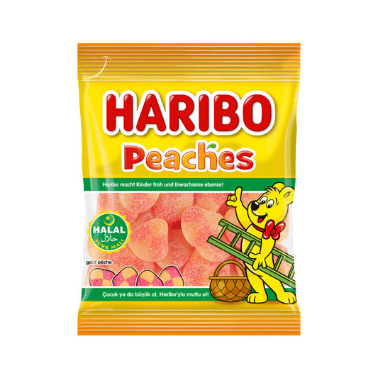 Haribo Halal Happy Peaches 100g
