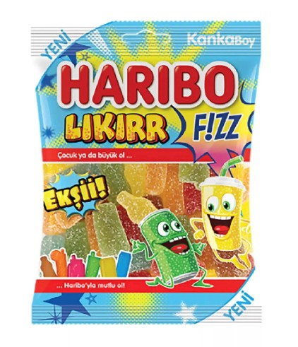 Haribo Halal Likirr Fizz 70g