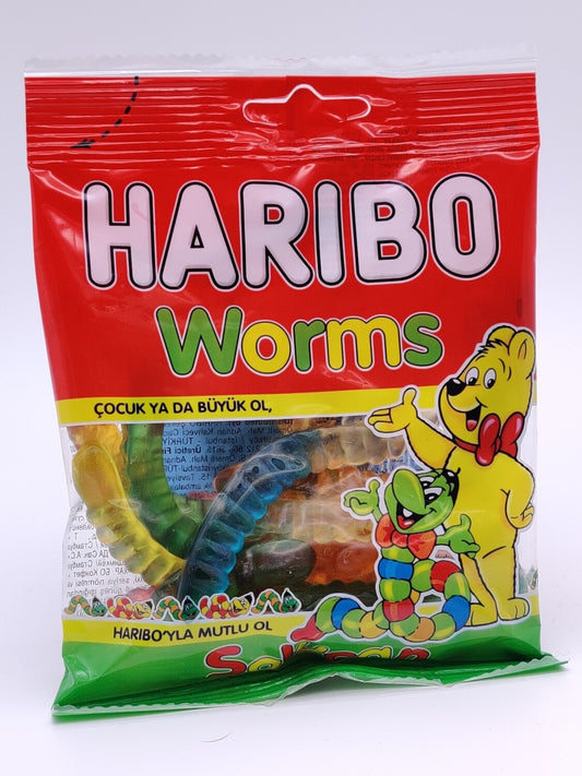Haribo Halal Worms 80g