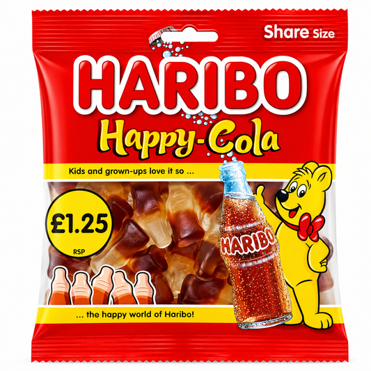 Haribo Happy Cola 140g £1.25 PMP