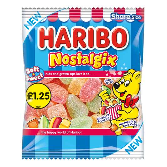 Haribo Nostalgix 140g £1.25 PMP