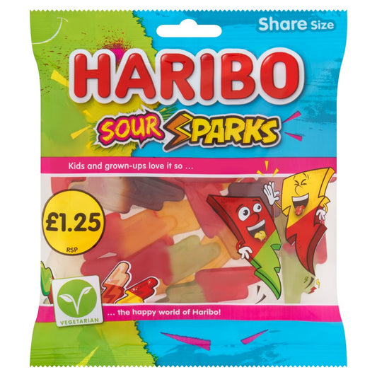 Haribo Sour Sparks 140g £1.25 PMP