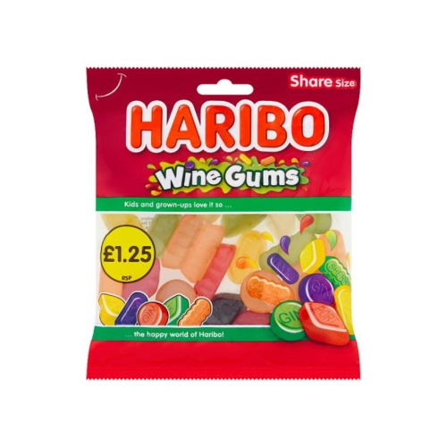 Haribo Wine Gums 140g £1.25 PMP