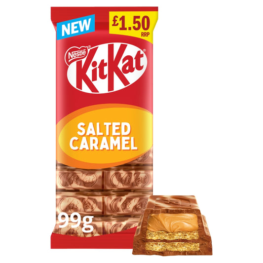 KitKat Salted Caramel Sharing Bar 99g £1.50 PMP