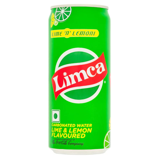 Limca lime and lemon soft drink can
