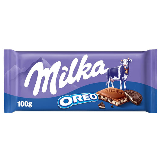 Milka Oreo Chocolate Bar 100g