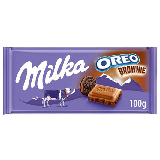 Milka Oreo Brownie Chocolate Bar 100g