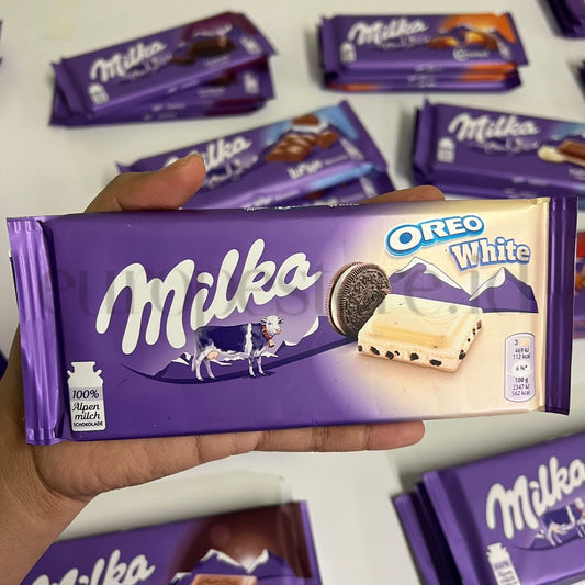 Milka Oreo White Chocolate Bar 100g