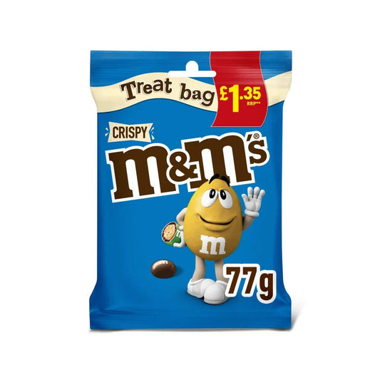 M&M's Crispy Treat Bag 77g