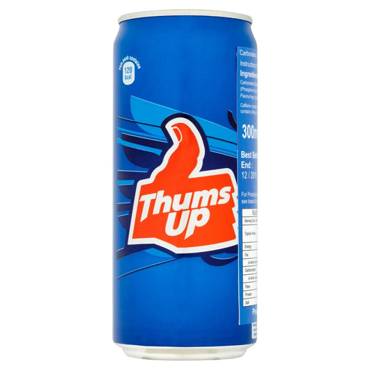 Thums Up cola can – reference packaging