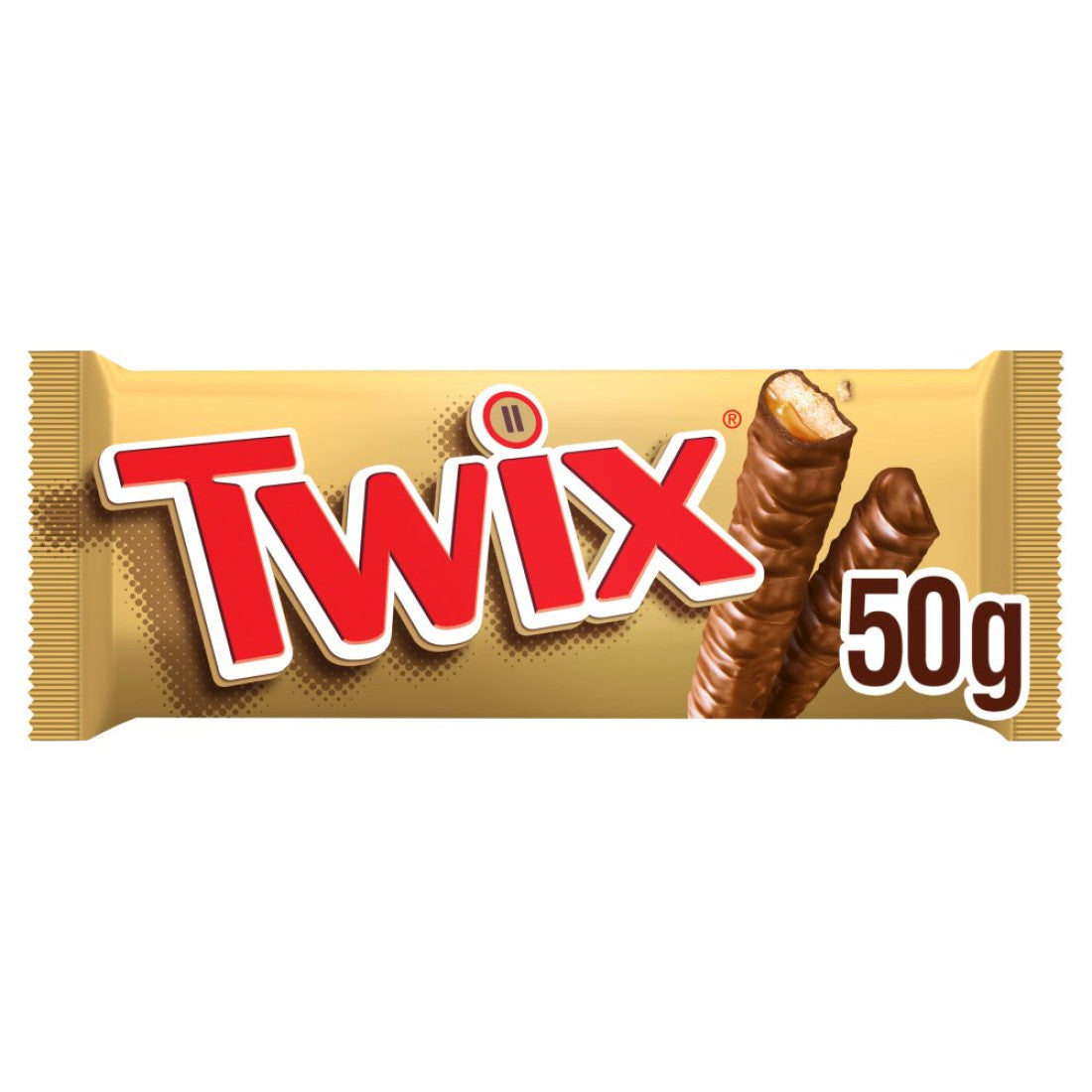 Twix Caramel Biscuit Chocolate Bar 50g