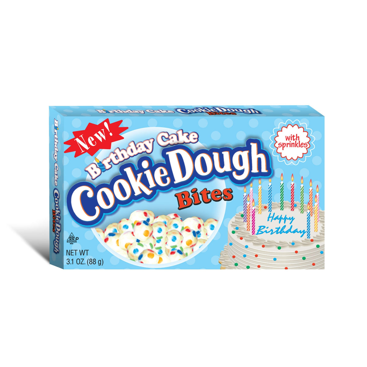 Birthday Cake Cookie Dough Bites Theatre Box - 87g x 12