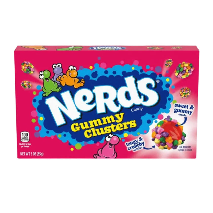 Nerds Gummy Clusters Theatre Box - 85g x 12