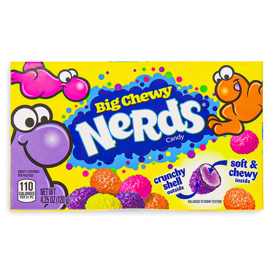 Nerds Big Chewy Theatre Box - 120g x 12