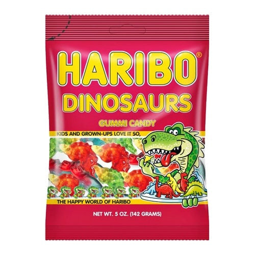Haribo Dinosaurs Peg Bag 142g
