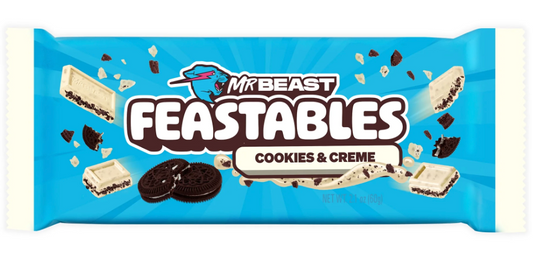 MR BEAST FEASTABLES - Cookies & Creme 60g x 10